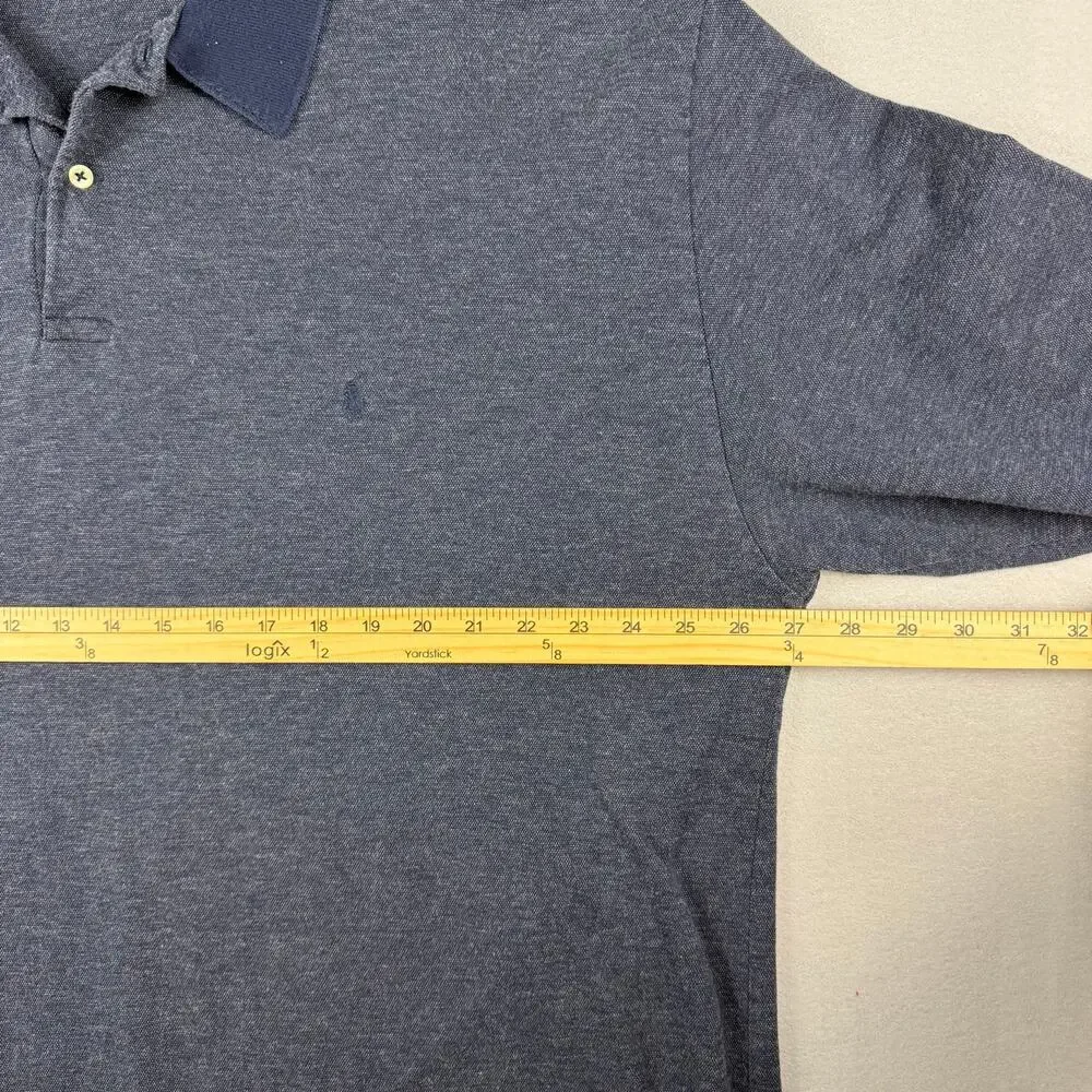 Polo Ralph Lauren 3XLT Long Sleeve Polo Shirt Blue
